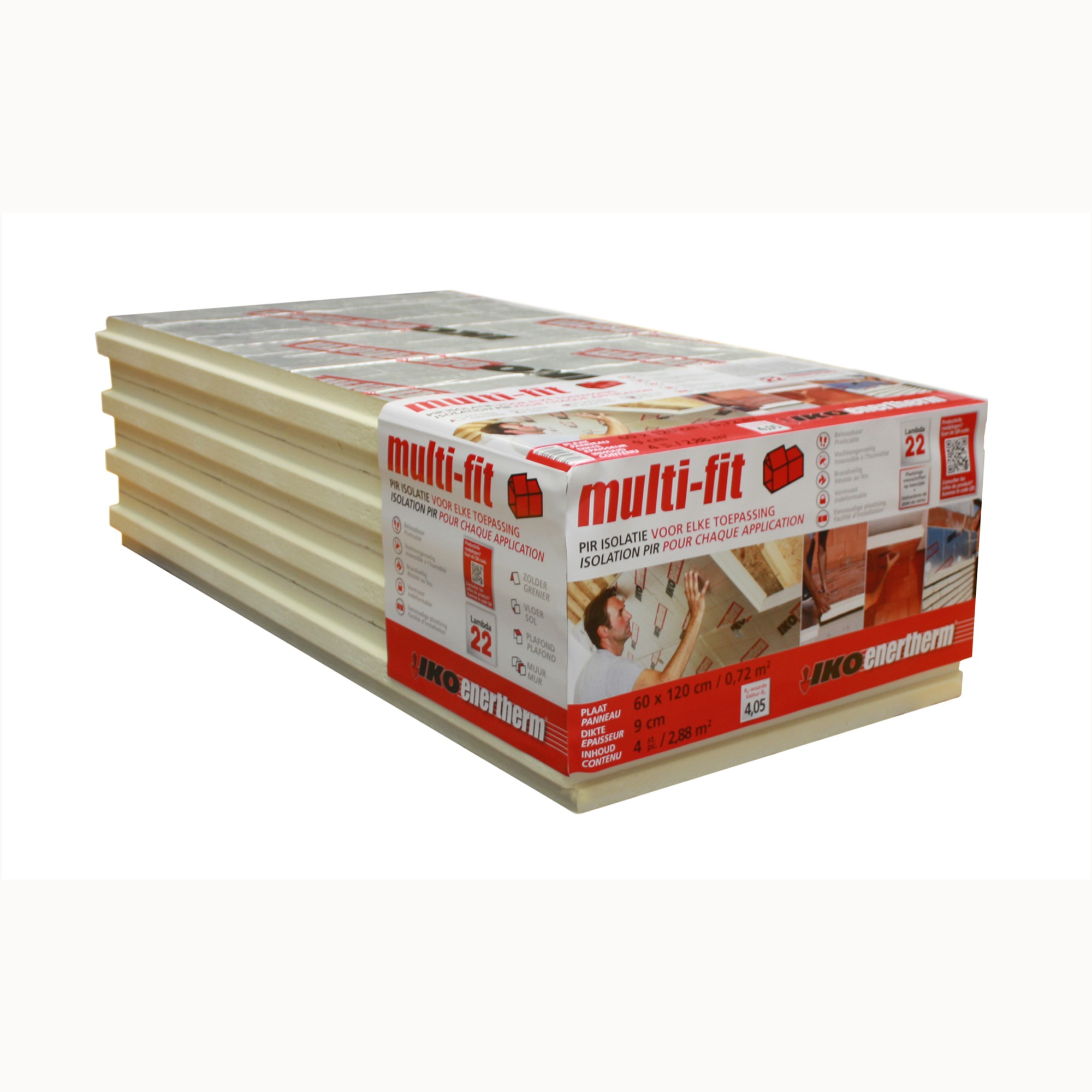Iko Enertherm Multi Fit Pir Isolatieplaten 8Cm 36M Rd 36 iko enertherm kopen in de aanbieding