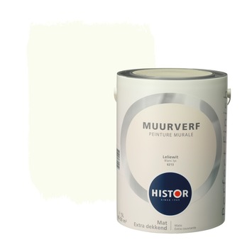 Histor Perfect Finish muurverf leliewit mat 5 liter
