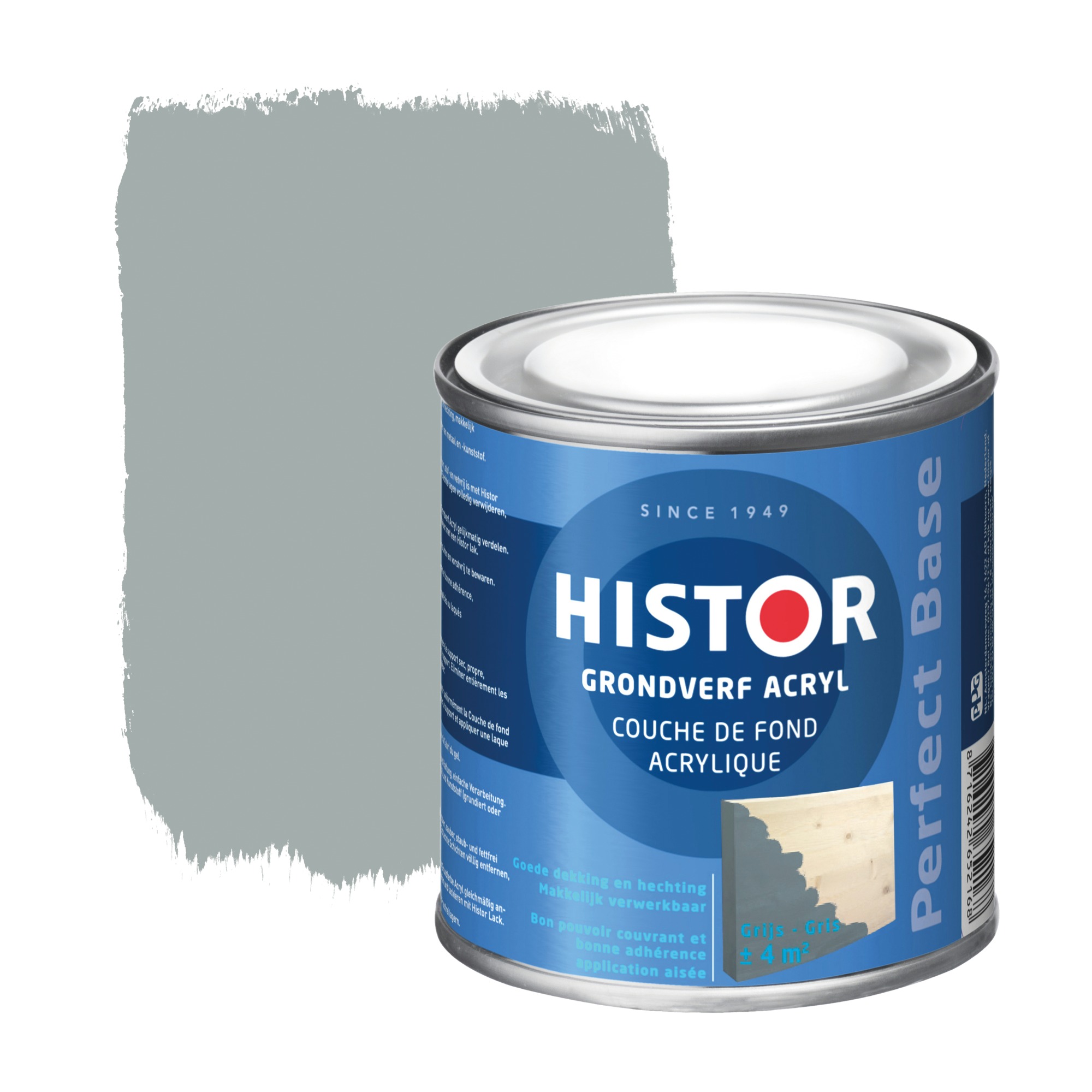 Histor Perfect Base Grondverf Grijs 250 Ml histor kopen in de aanbieding
