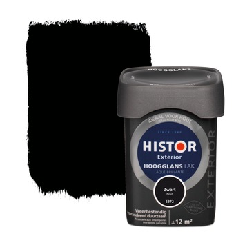 Histor Exterior lak zwart hoogglans 750 ml