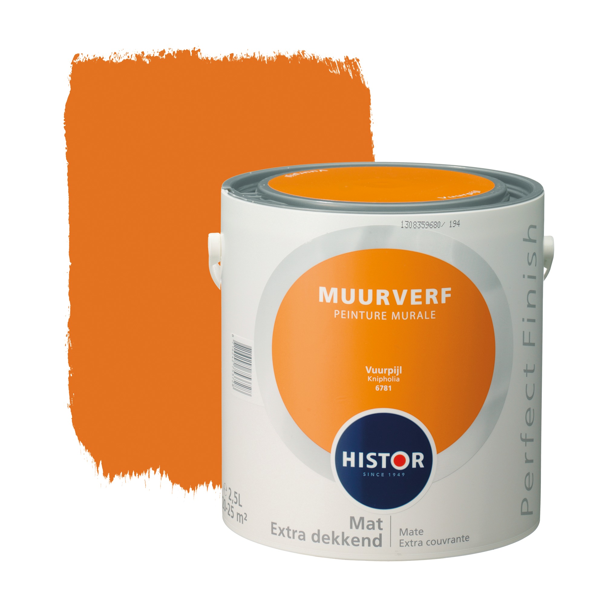 Histor Perfect Finish Muurverf Vuurpijl Mat 25 Liter histor kopen in de aanbieding