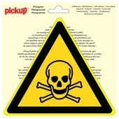Pickup pictogram giftige stoffen 20 cm