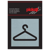 Pickup Alu Picto garderobe 80x80 mm