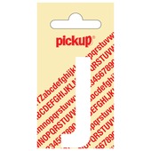 Pickup plakletter J wit mat 60 mm