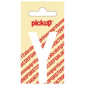 Pickup plakletter Y wit mat 60 mm