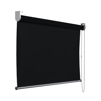 Jan des Bouvrie rolgordijn verduisterend 90% uni 900x1900 mm zwart