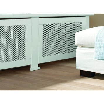 CanDo Radiatorbekleding Ancona Wit MDF 100x60 cm