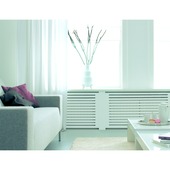CanDo Radiatorpaneel Chester Wit MDF 100x60 cm
