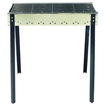 Slagersbarbecue RVS 75,5x75 cm