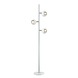 Vloerlamp Lotte chroom/wit
