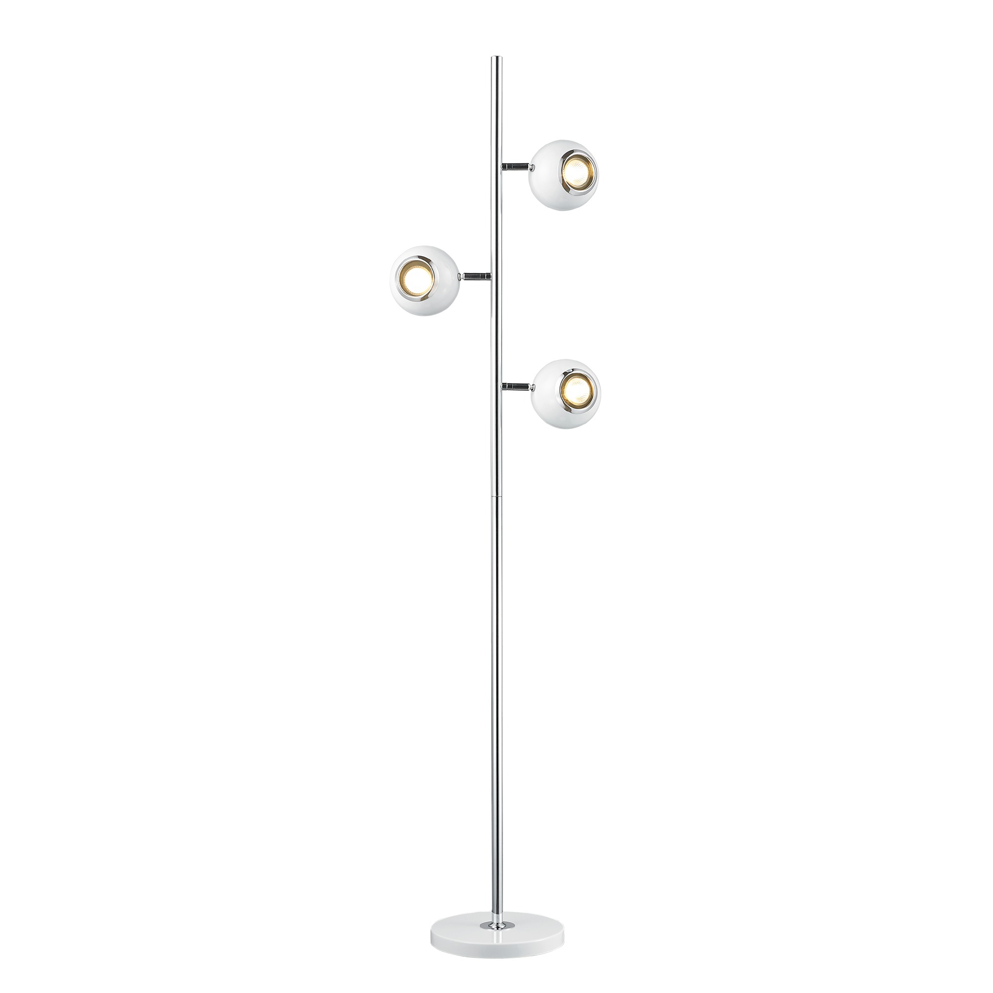 Vloerlamp Lotte Chroomwit huismerk kopen in de aanbieding