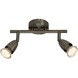 Brilliant plafonnier Amalfi LED 2x GU10 3 W 250 lumen rvs