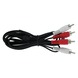 Q-Link tulp kabel 2RCA/2RCA male-male 1.5 meter rood/wit