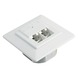 Q-Link UTP contactdoos inbouw dubbelvoudig 8 polig RJ45