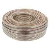 Q-Link luidsprekersnoer 2 x 1.5 mm 50 meter transparant