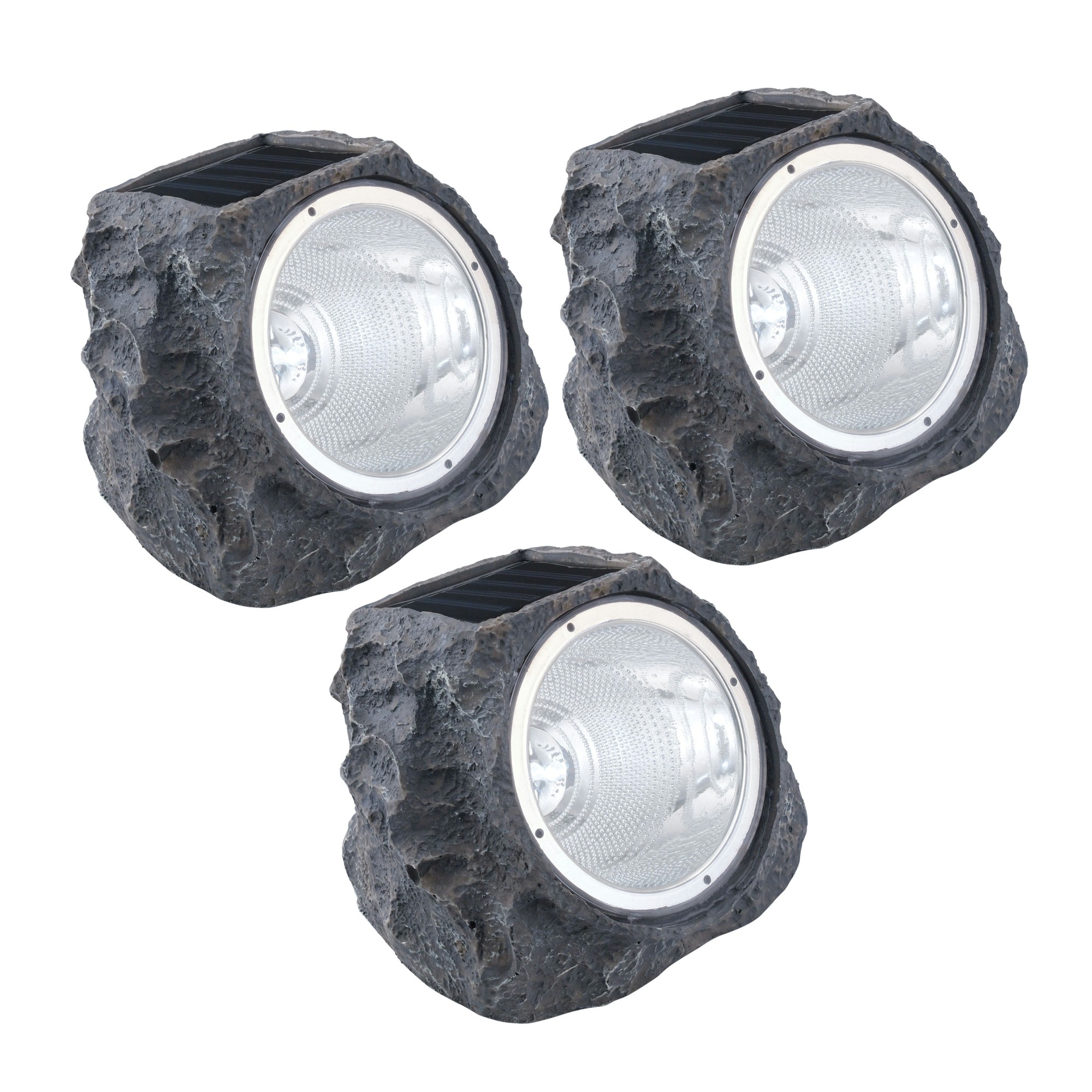 Eglo Solar Steen Led Grijs 3Stuks eglo kopen in de aanbieding