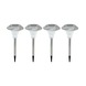 EGLO Solar led set 4 stuks RVS