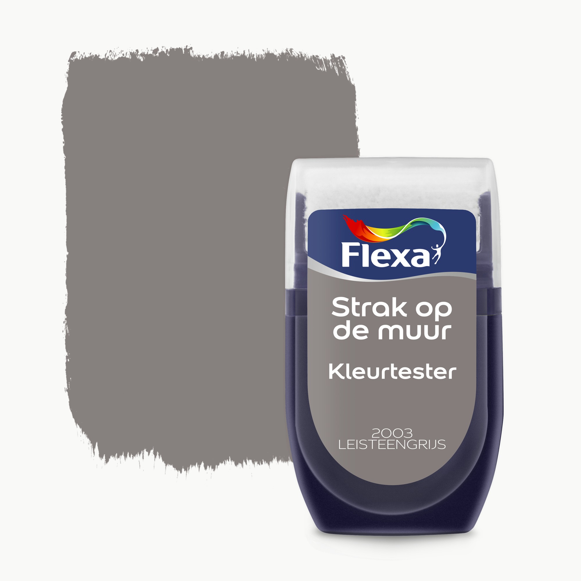 Flexa Strak Op De Muur Kleurtester Leisteengrijs flexa kopen in de aanbieding