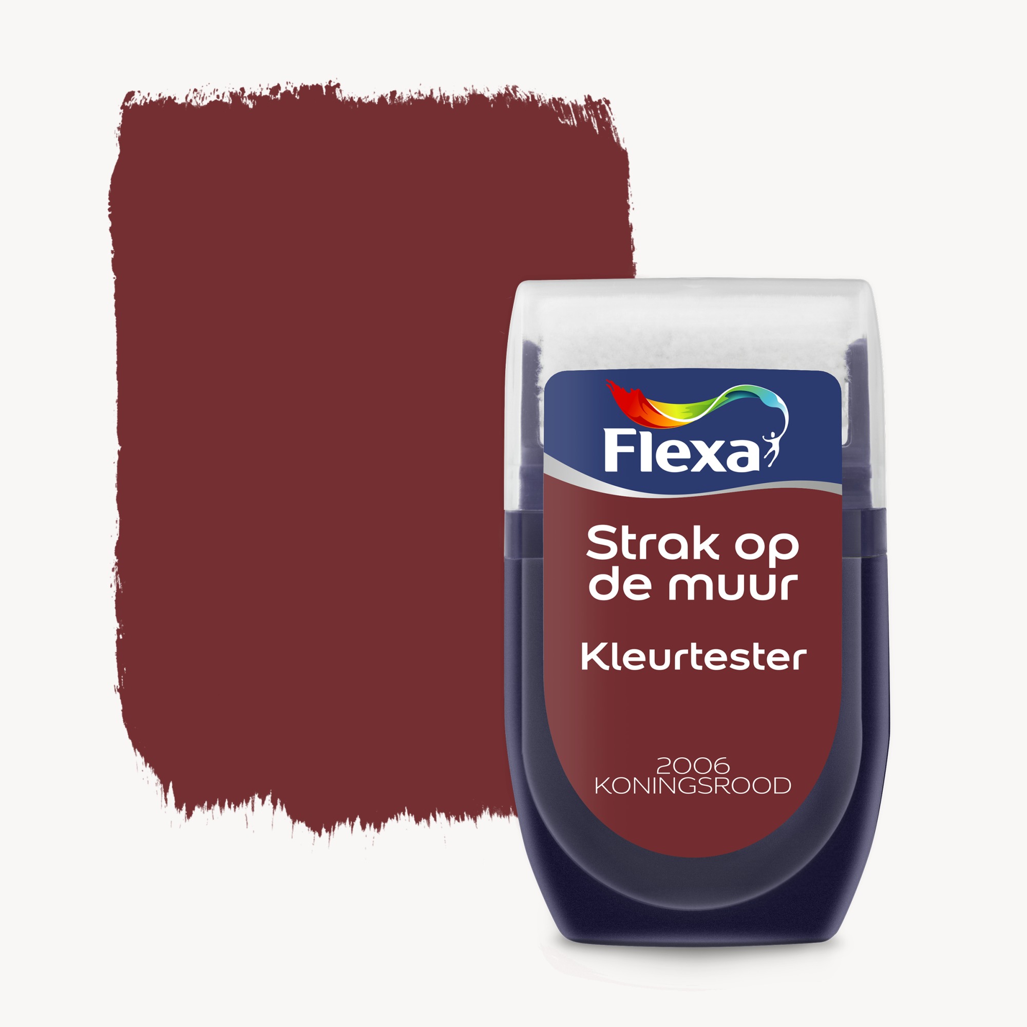 Flexa Strak Op De Muur Kleurtester Koraalrood flexa kopen in de aanbieding