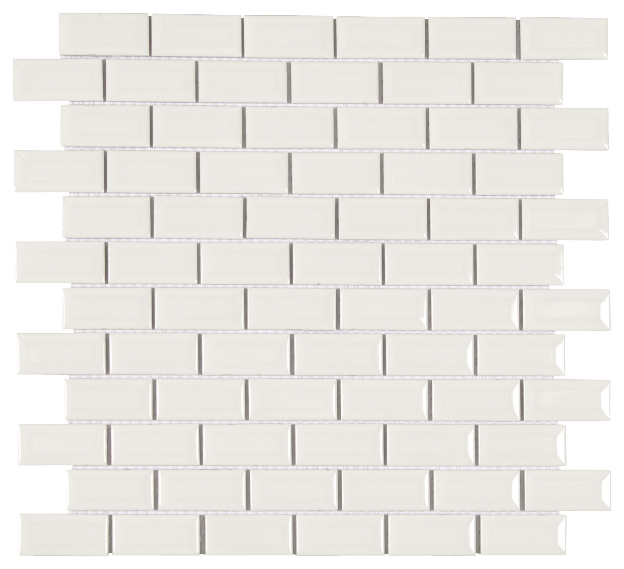 Mozaiektegel Mini Metro Wit 322X298 huismerk kopen in de aanbieding