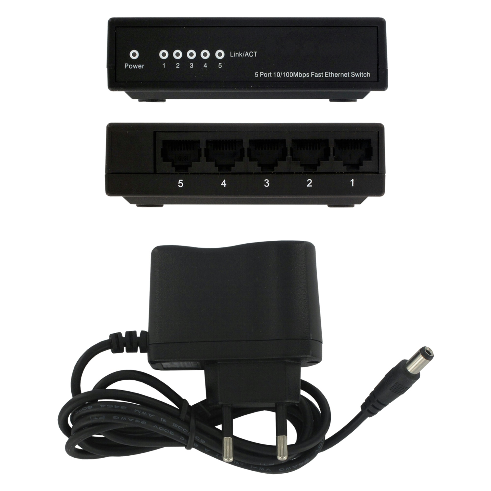 Qlink Q Link Utp Netwerkswitch 5 Poorten 230 Volt Zwart qlink kopen in de aanbieding