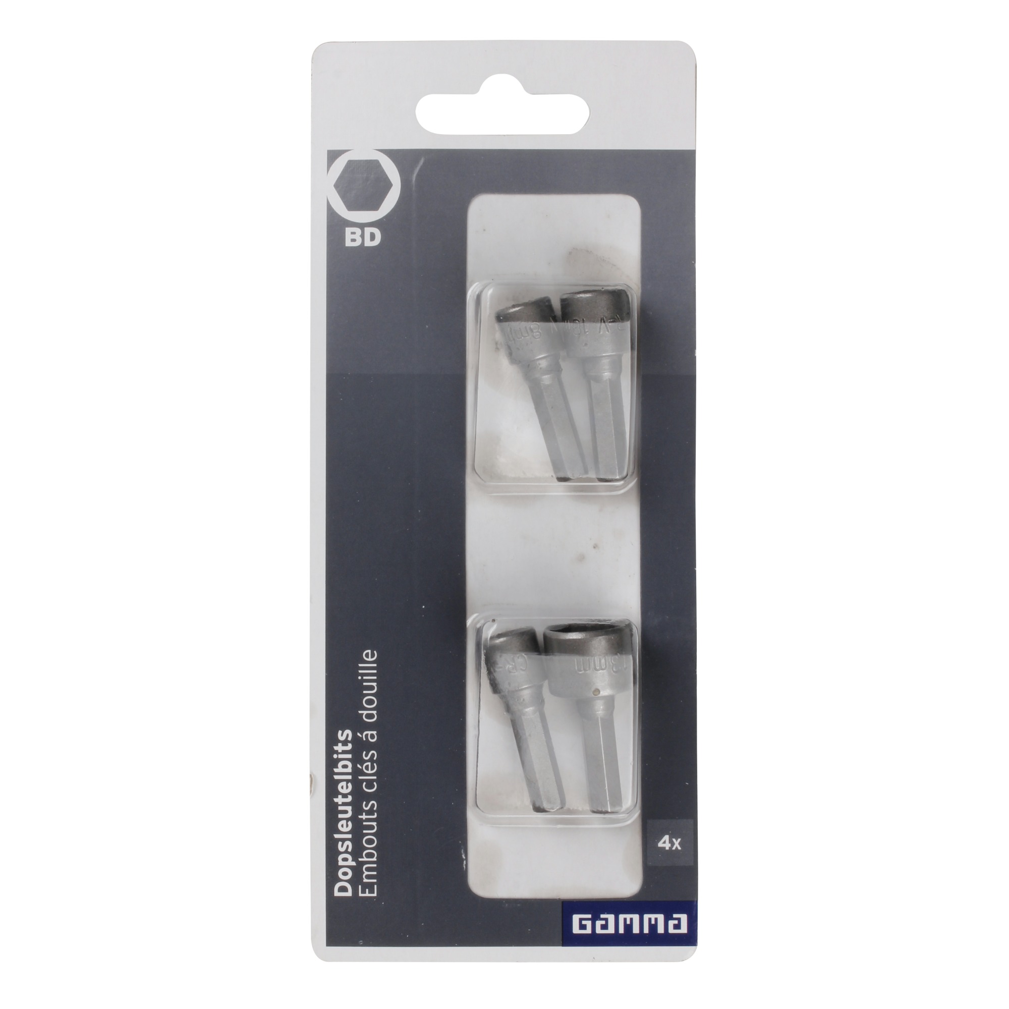 Gamma Dopbitset 4 Stuks gamma kopen in de aanbieding