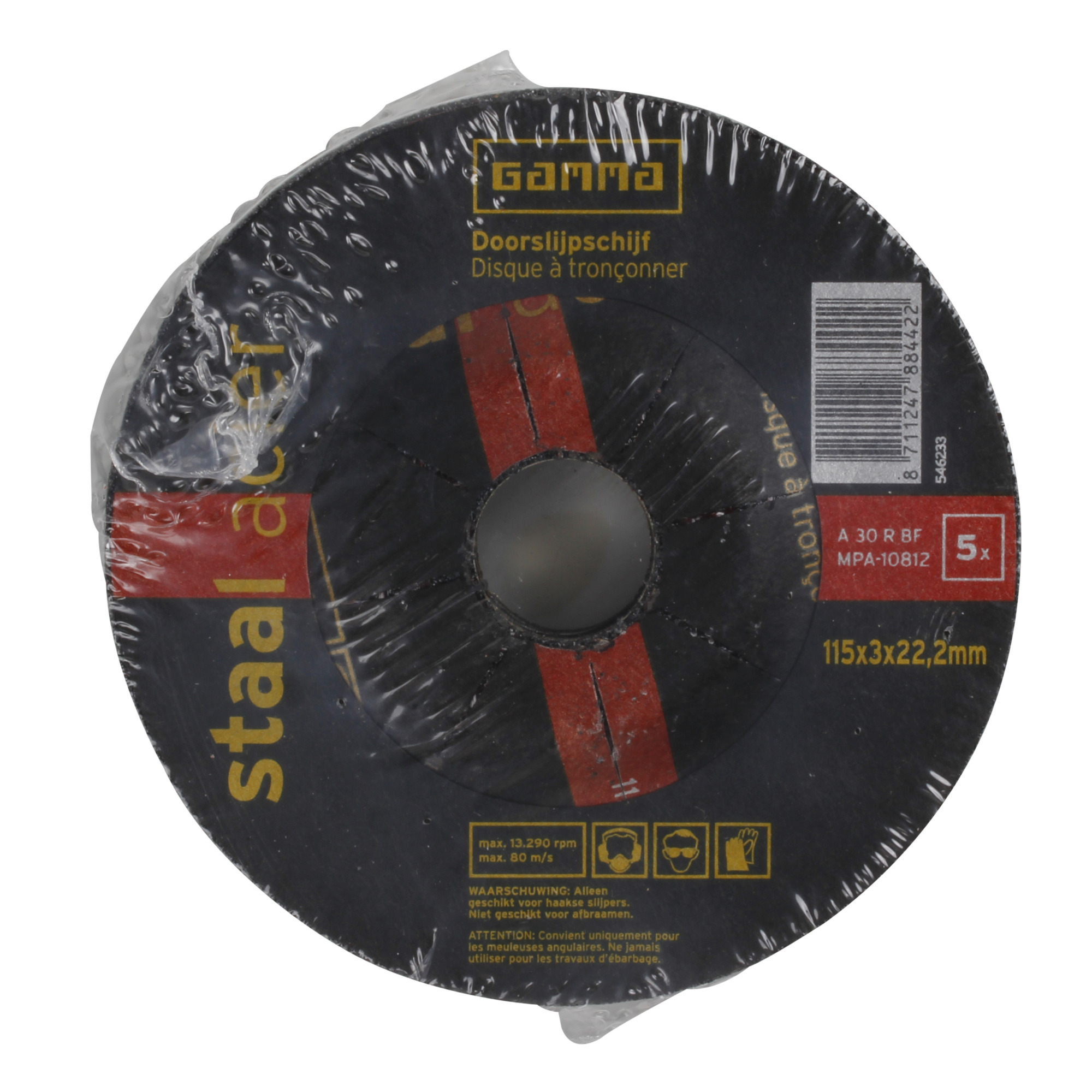Gamma Doorslijpschijf 115Mm Staal gamma kopen in de aanbieding