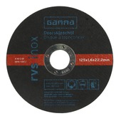 GAMMA doorslijpschijf  125mm 1mm alum/rvs