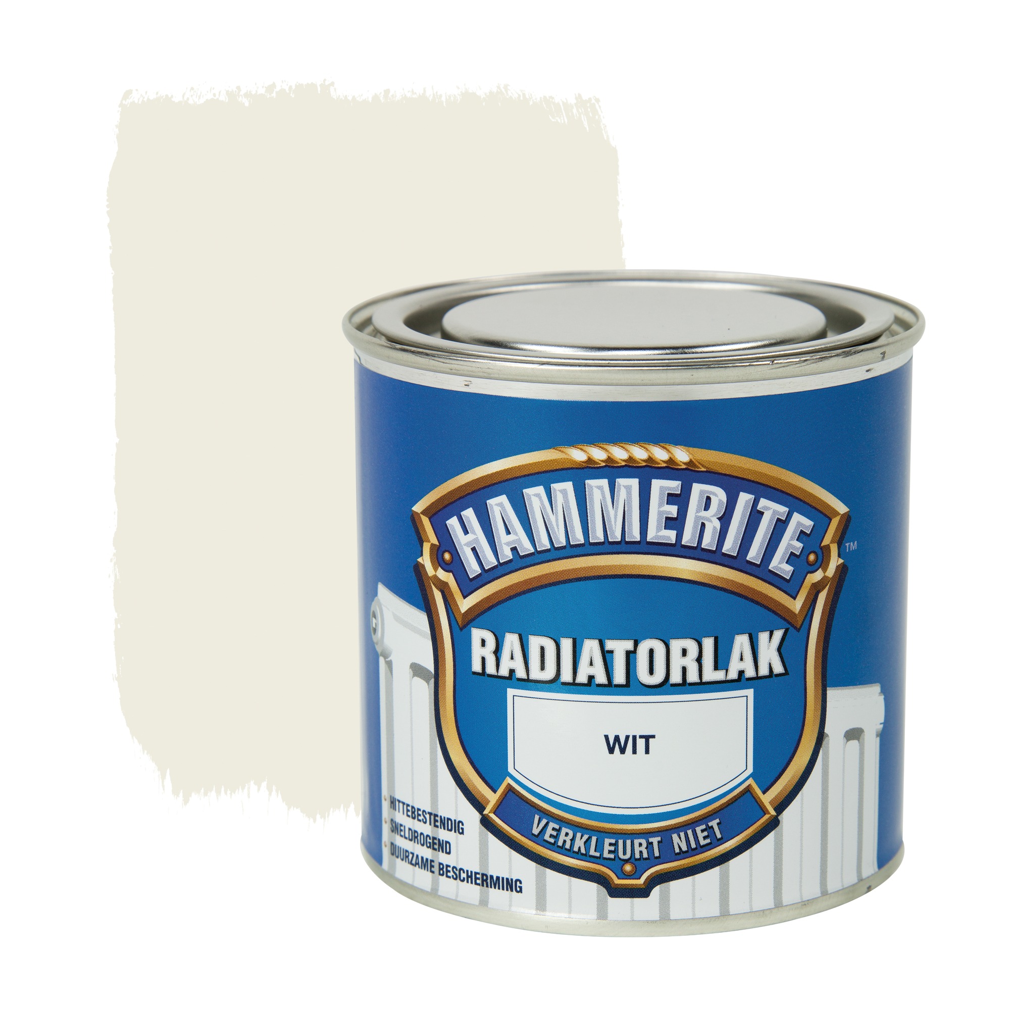 Hammerite Radiatorlak Wit Hoogglans 250 Ml hammerite kopen in de aanbieding