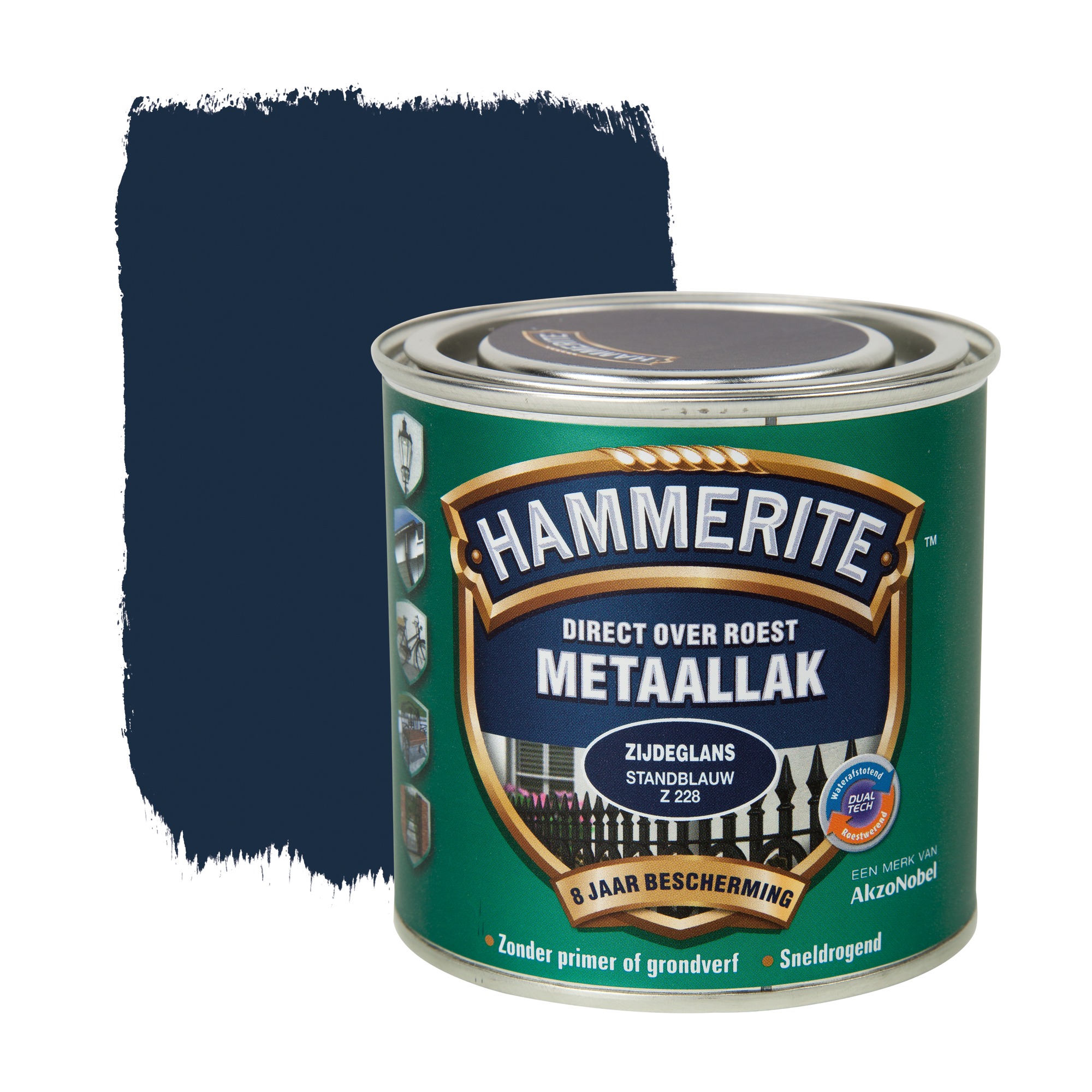 Hammerite Metaallak Standblauw Zijdeglans 250 Ml hammerite kopen in de aanbieding