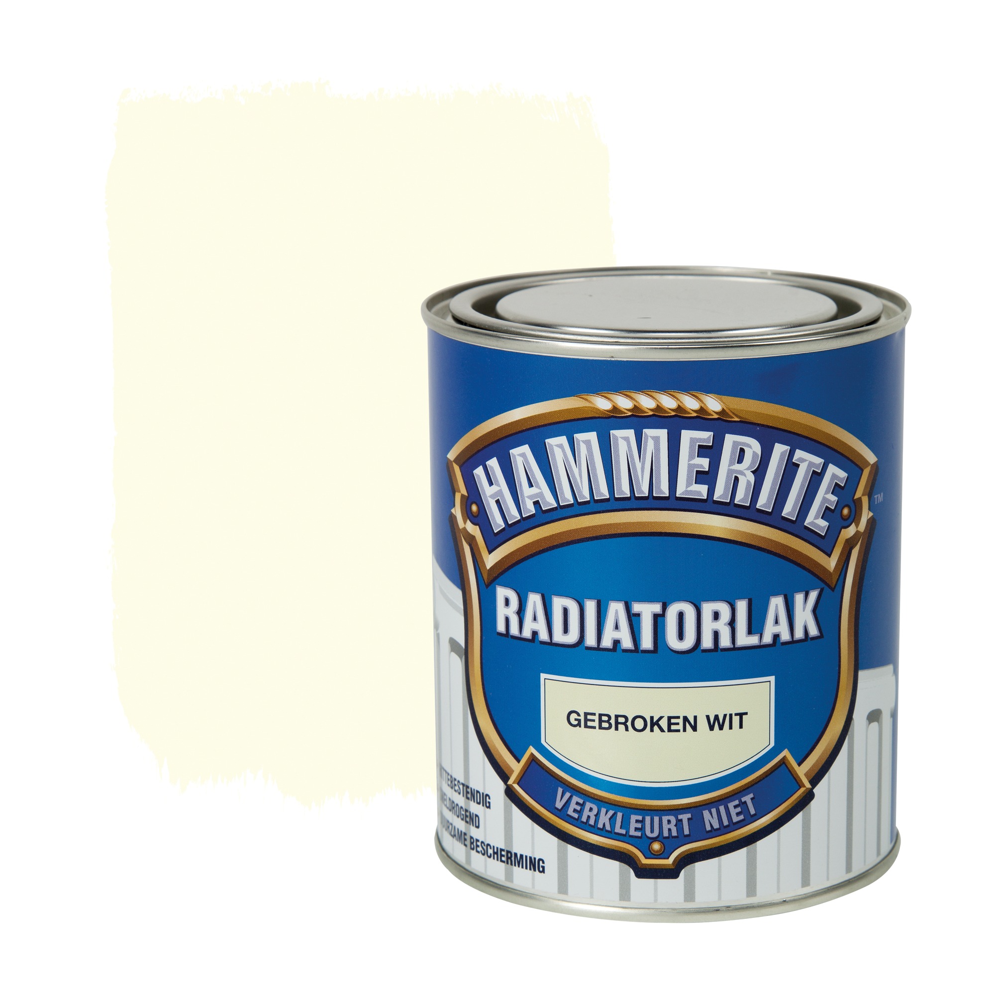 Hammerite Radiatorlak Gebroken Wit Hoogglans 750 Ml hammerite kopen in de aanbieding