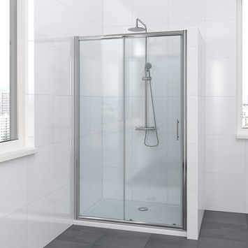 Bruynzeel Lino schuifdeur 2-delig chroom 120x195 cm