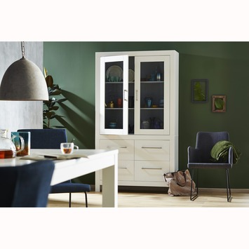 Chicago eettafel grenen wit 78x180x85 cm