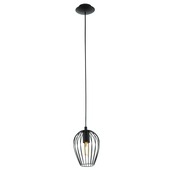 EGLO hanglamp Newtown zwart Ø16 cm 