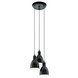 EGLO hanglamp Priddy zwart Ø32,5 cm 