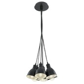 EGLO hanglamp Priddy zwart