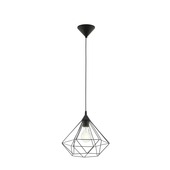 EGLO hanglamp Tarbes zwart Ø32,5 cm