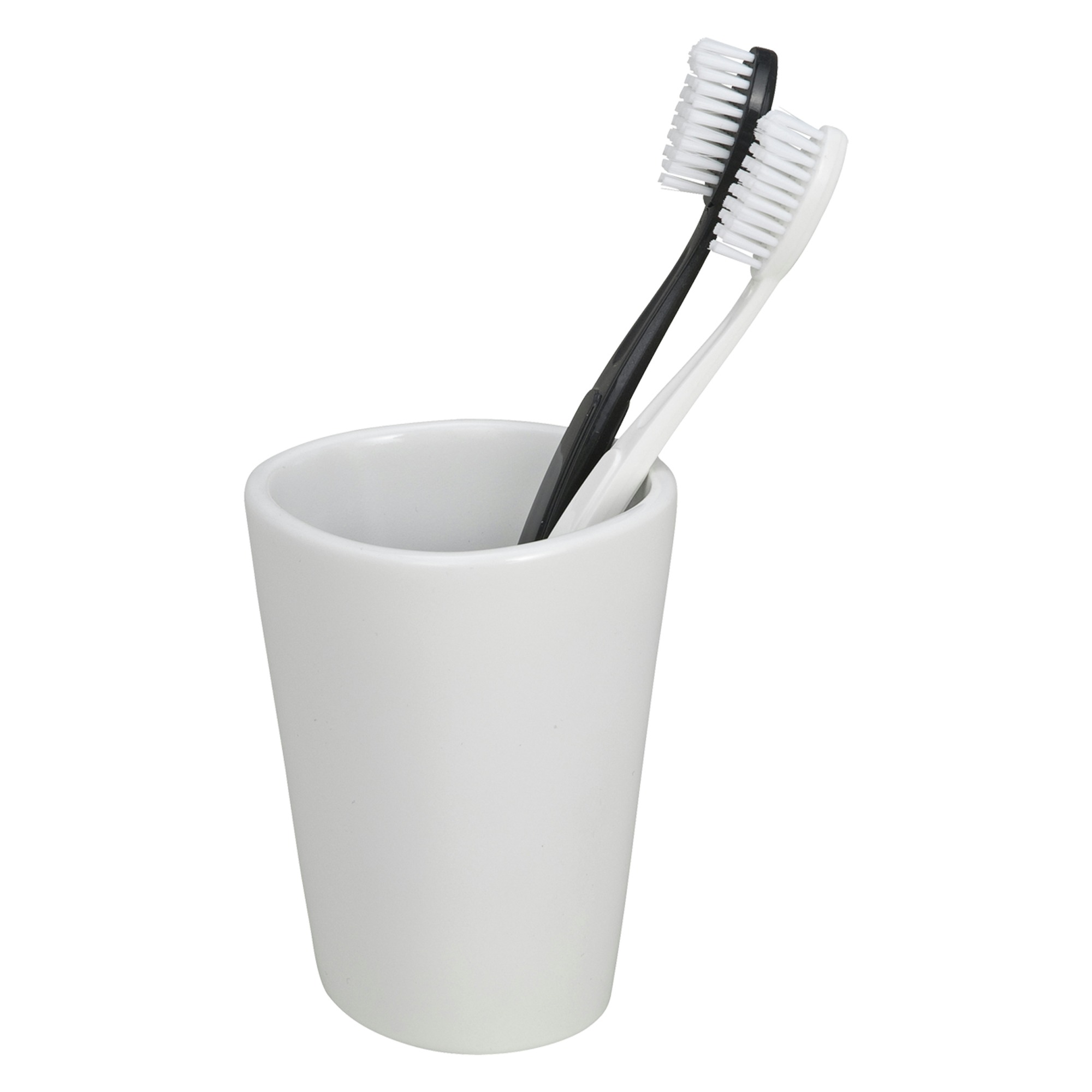 Wenko Tandenborstelhouder Pebblestone Wit wenko kopen in de aanbieding