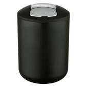 Wenko Prullenbak Brasil Zwart 2 Liter