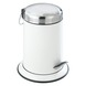 Wenko Pedaalemmer Retoro RVS/Wit 3 Liter