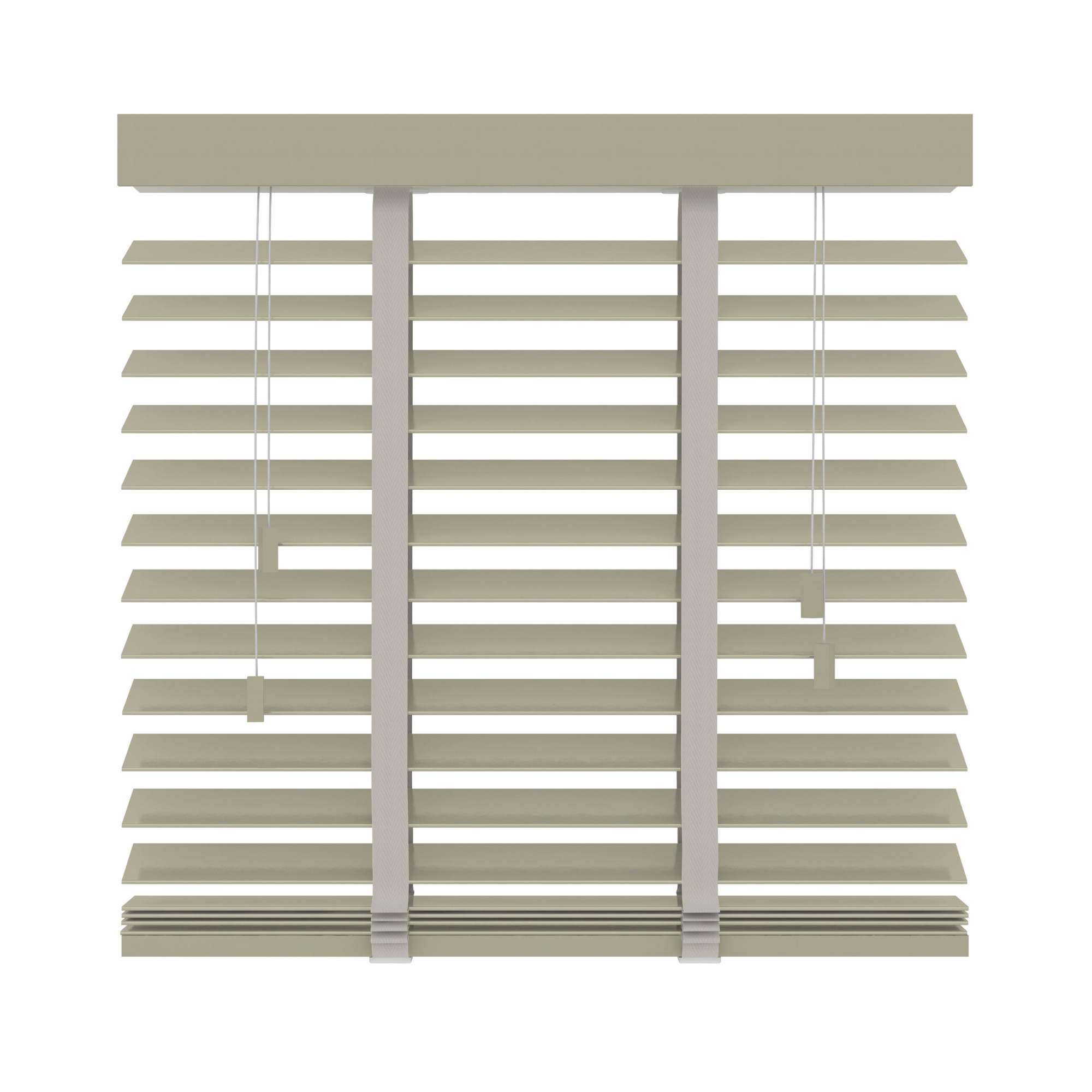 Gamma Horizontale Jaloezie Hout 50 Mm 945 Leem 100X220 gamma kopen in de aanbieding