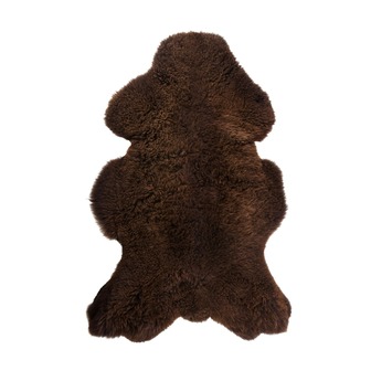 Schapenvacht Vloerkleed Bruin 110x60 cm