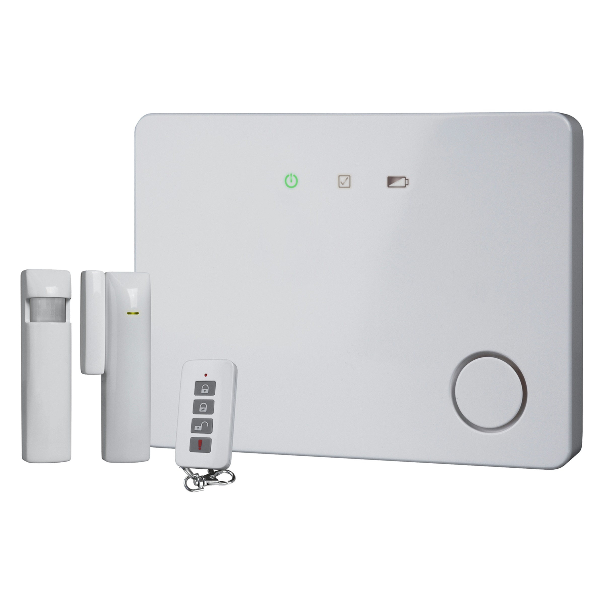 Smartwares Mini Alarmsysteem Met Bewegingsmelder Magneetcontact En Afstandsbediening Draadloos Ha701Ip smartwares kopen in de aanbieding