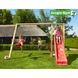 Jungle Gym Tower inclusief korte glijbaan met wateraansluiting en dubbele schommel