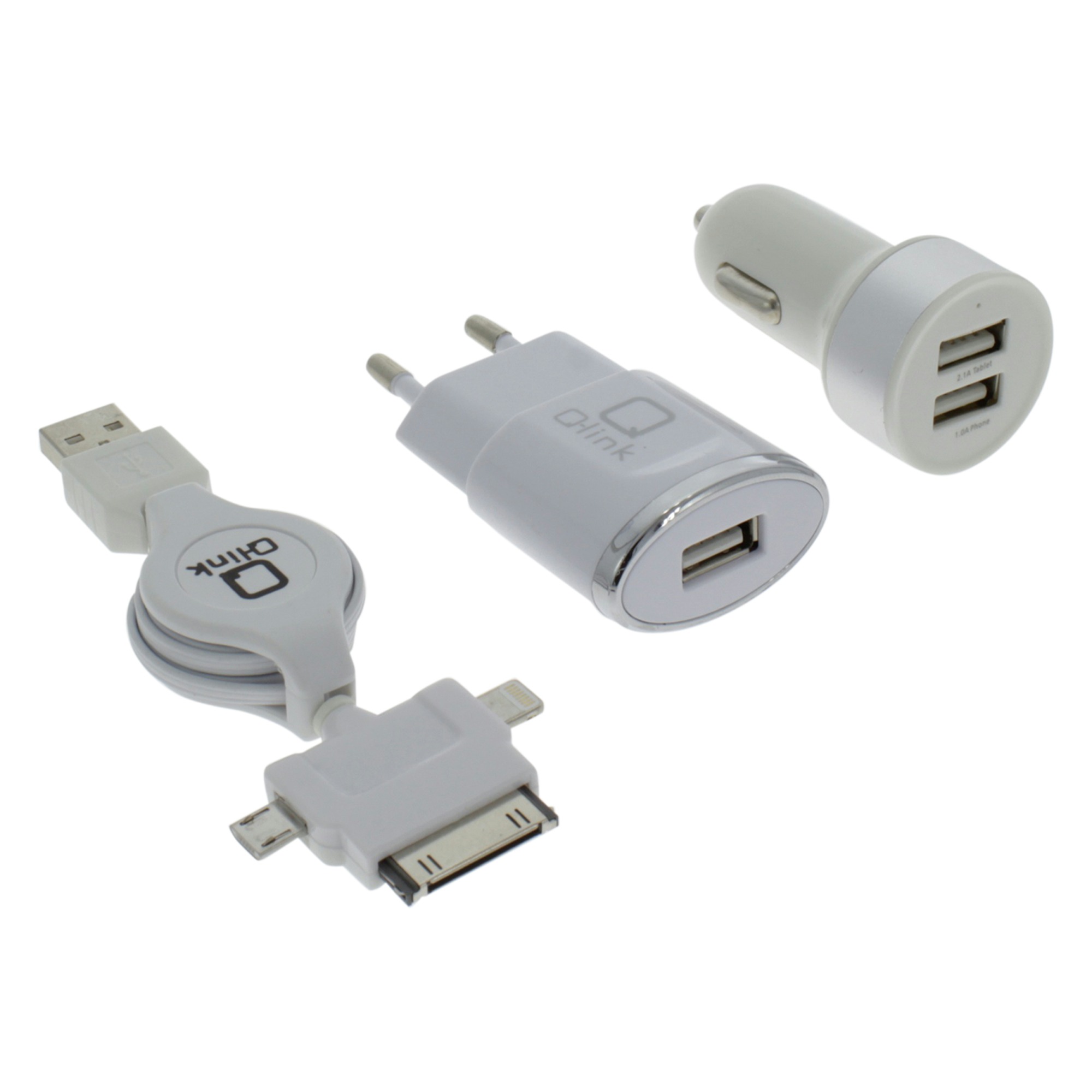 Qlink Q Link Stekkers 230V 2 Usb 12 Volt 2 qlink kopen in de aanbieding