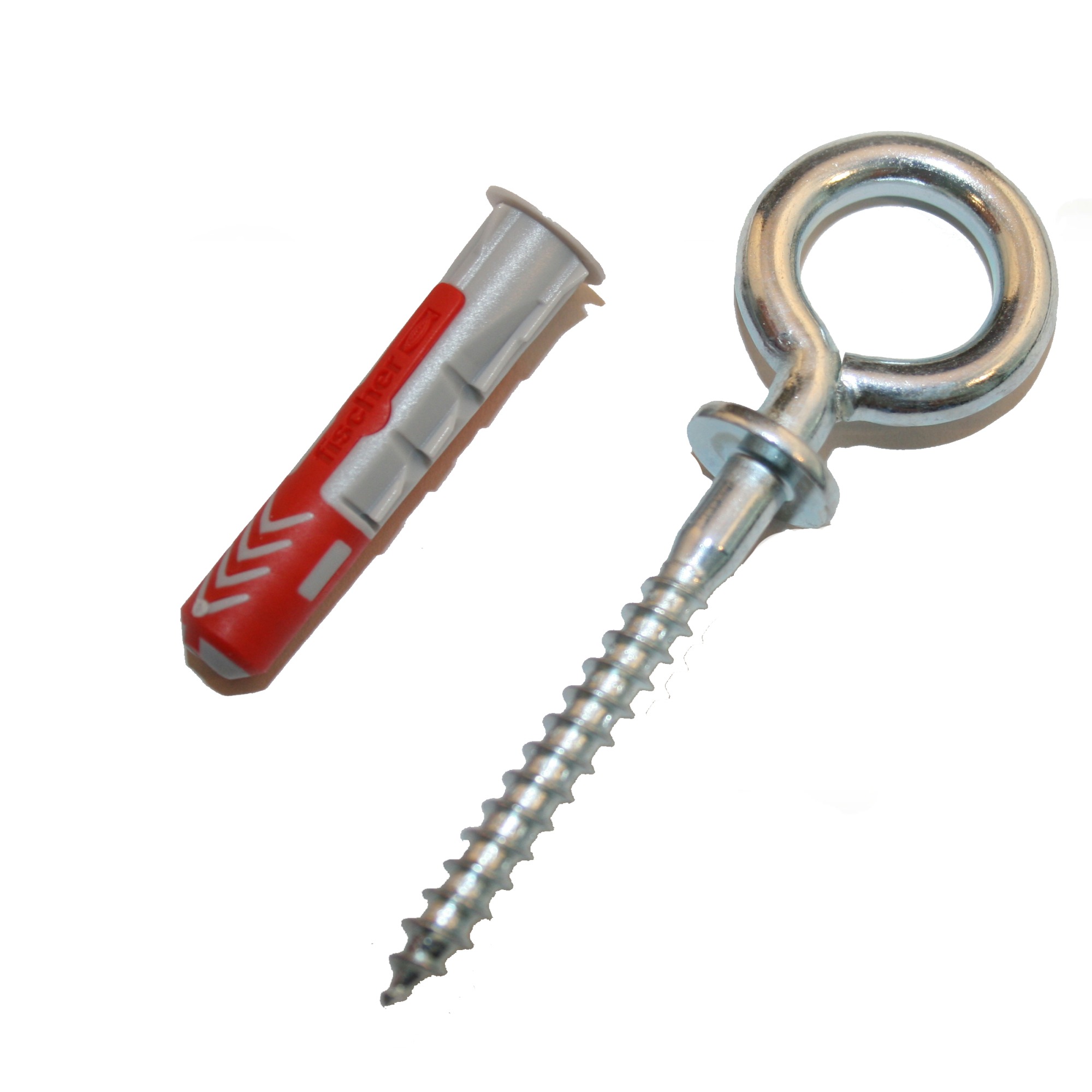 Fischer Duopower Plug Met Ooghaak 6X30 Mm 4 Stuks fischer kopen in de aanbieding