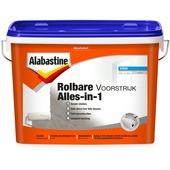 Alabastine rolbare voorstrijk Alles-in-1 wit 5 liter