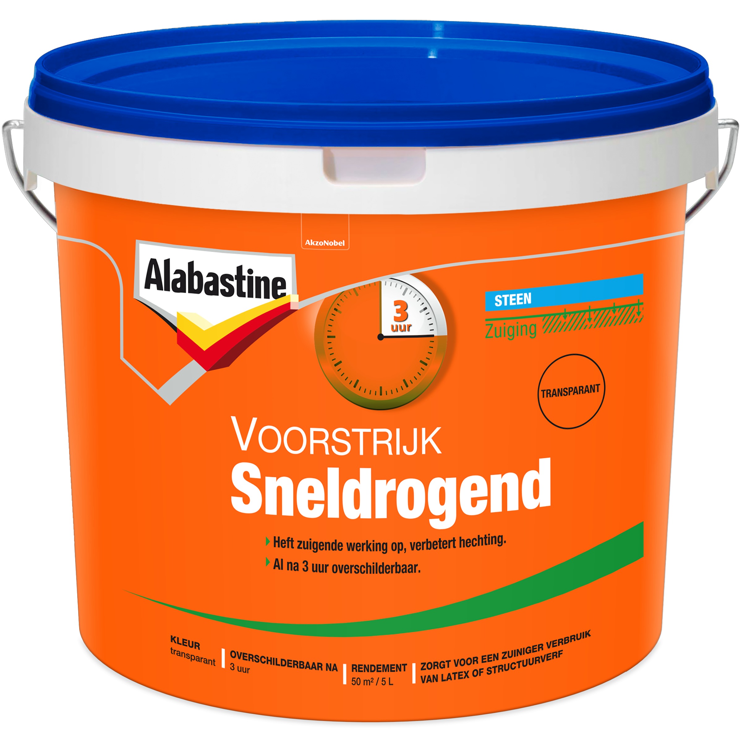 Alabastine Voorstrijk Sneldrogend Transparant 5 Liter alabastine kopen in de aanbieding