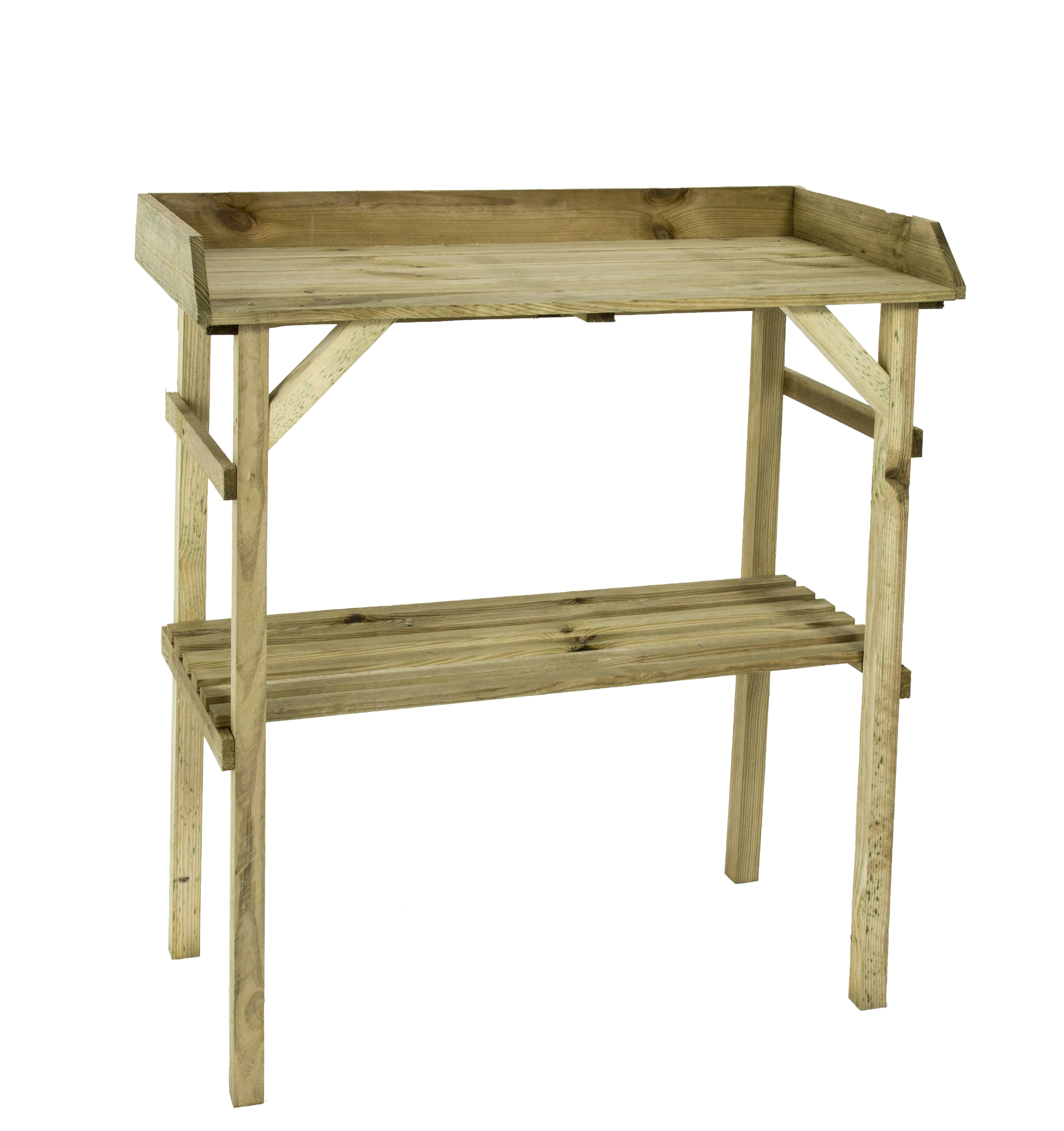 Oppottafel Celeste Vurenhout 84X80X40 huismerk kopen in de aanbieding