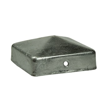 Afdekkap tuinpaal verzinkt 7x7 cm